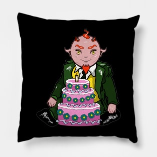 Happy birthday little demon Pillow