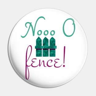 No offense - and no fence at all DIY Wordgame for smart people Pin