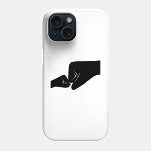 Baby Fist Bump Patriot Flag Series (Black) Phone Case