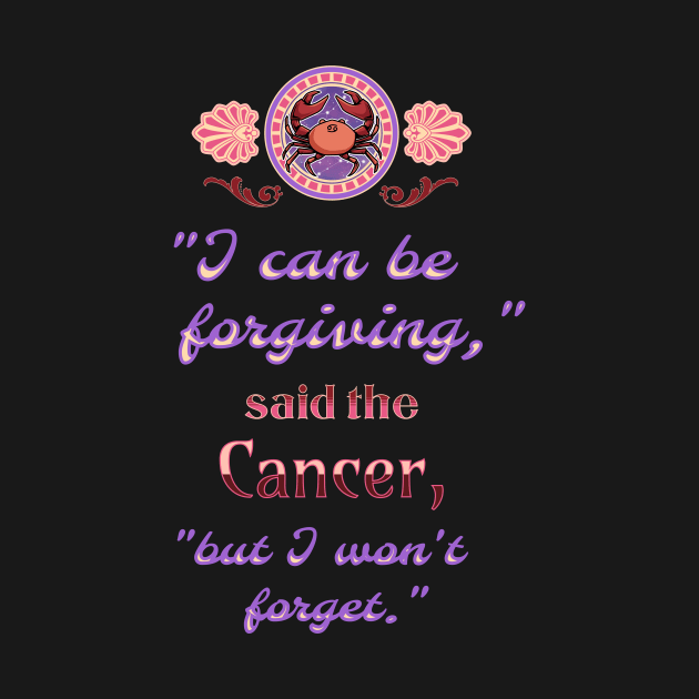 Ironic astrological quotes: Cancer by Ludilac