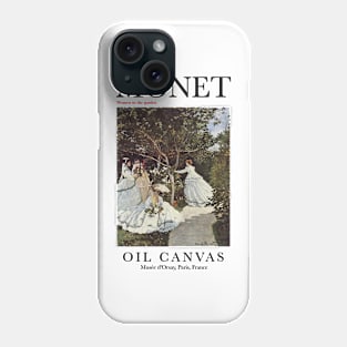 Women in the garden Phone Case