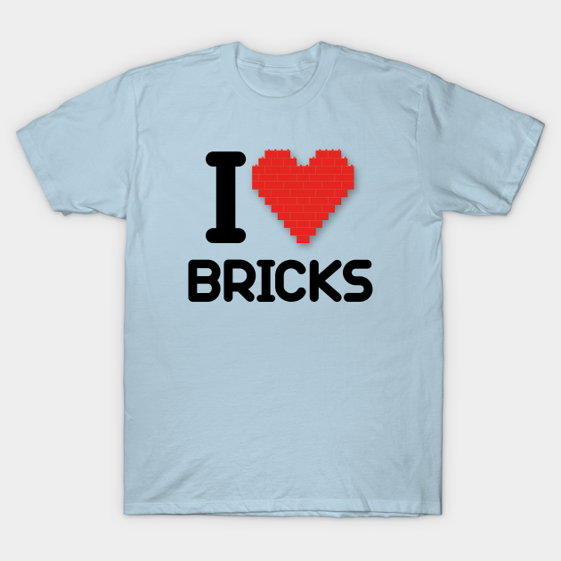 I Love Bricks Kindergarten T Shirt Teepublic Uk - roblox brick shirt