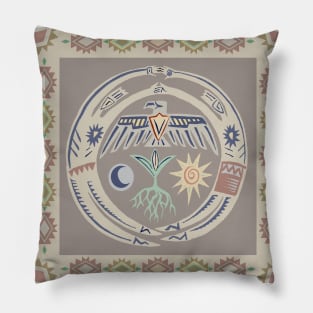 Southwest Eagle Shaman Ritual Dance Pillow