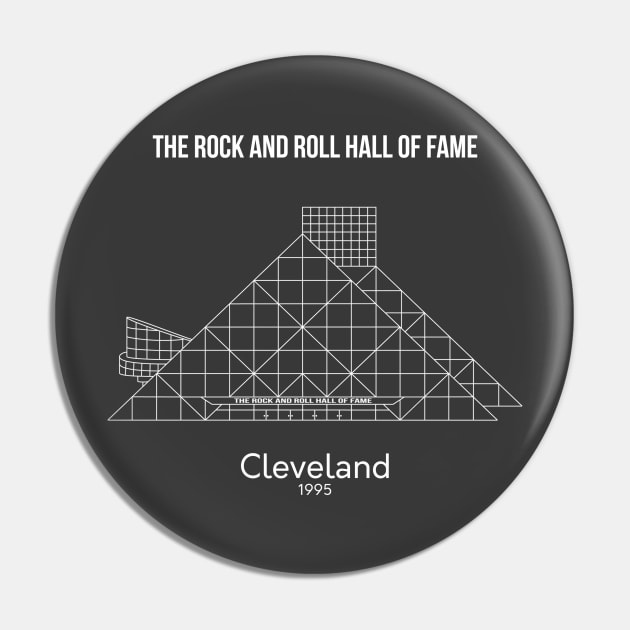 Cleveland Rock and Roll Hall of Fame Pin by hellomammoth