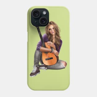 guitarist girl Phone Case