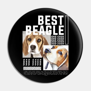 Best beagle dad ever Pin