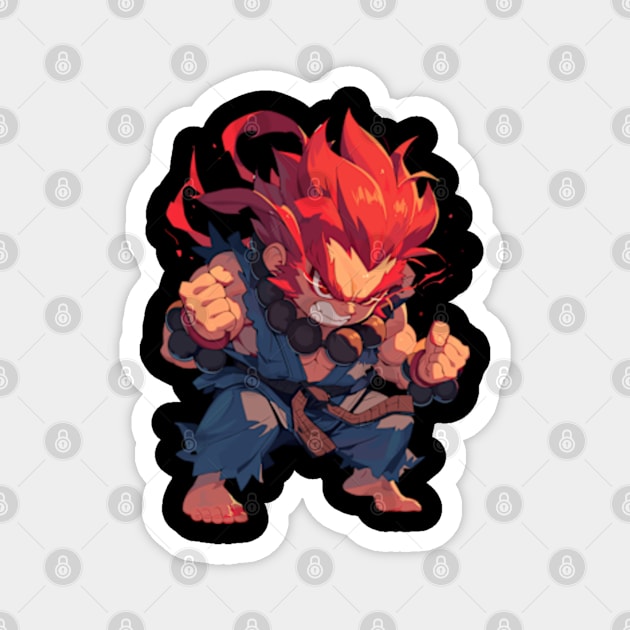 Street Fighter Akuma Magnet by peculiarbutcute