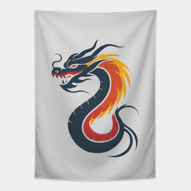 Dragon Festival: Lunar Celebration, Festive Art, and Asian Traditions Tapestry by insaneLEDP