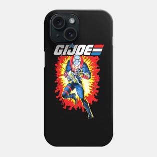 Destro GI Joe toy art card Phone Case