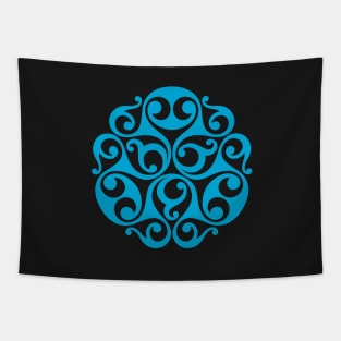 Brentford Horn Cap - Blue Tapestry