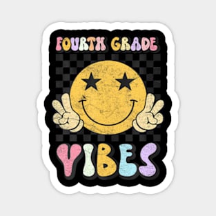 Fourth Grade Vibes 4Th Grade Back To School Teacher Student Magnet