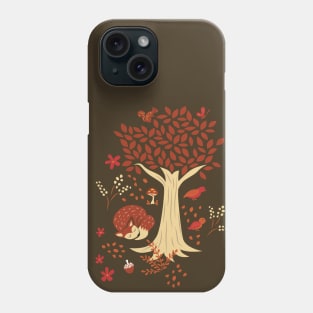 Foxes in an Autumn Forest Phone Case