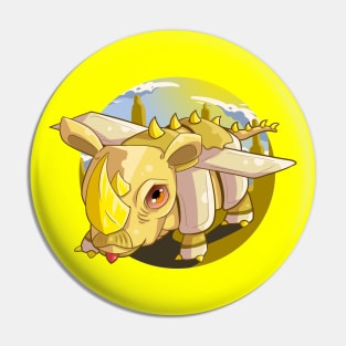 Cute Rhino Pin
