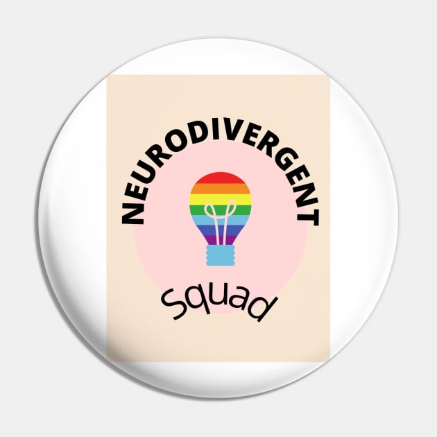 Neurodivergent Pin by ediemakesart