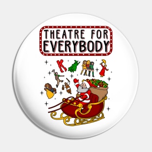 Theatre For Everybody Christmas Sweater Pin