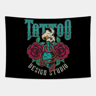 Tattoo Design Studio Tapestry