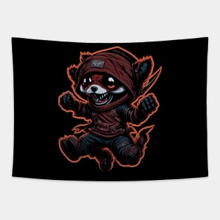 Red Panda Ninja_012 Tapestry