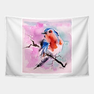 Bird in the garden Tapestry