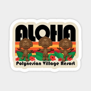 Aloha! Polynesian Village Magnet