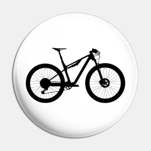 Canyon Lux Mountain Bike Silhouette Pin