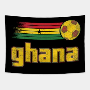 Ghana Soccer Retro Vintage Tapestry