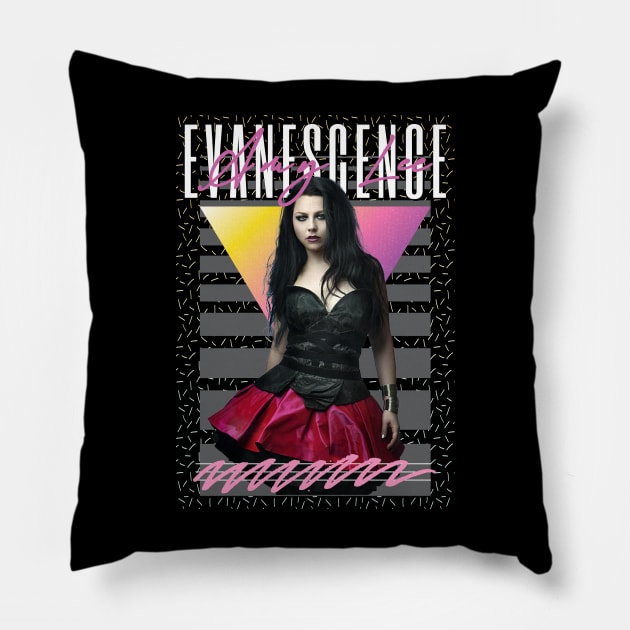 Amy Lee Retro Style Fan Art Pillow by Madesu Art