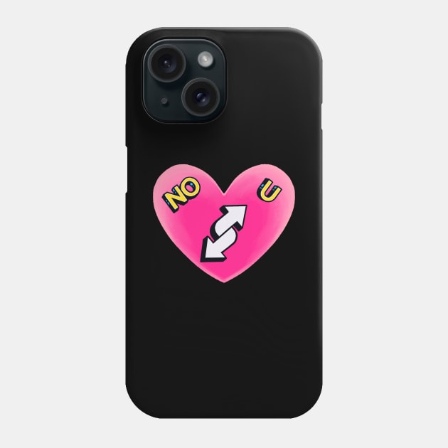 Uno Reverse Love Heart Phone Case by phogar