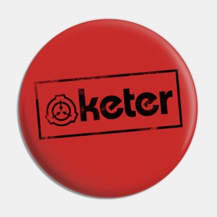 Keter SCP Foundation Object Class Pin