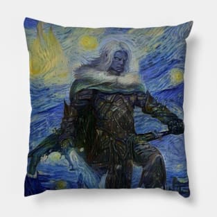 Drizzt Do'Urden Forgotten Realms Starry Night Pillow