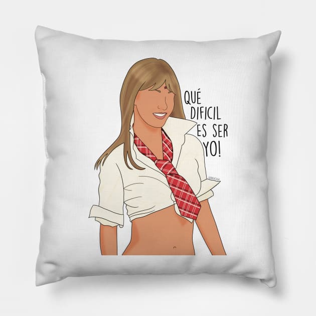 mia colucci Pillow by Gabi Veiga