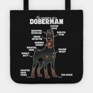 The Hilarious Anatomy of a Doberman product Tote