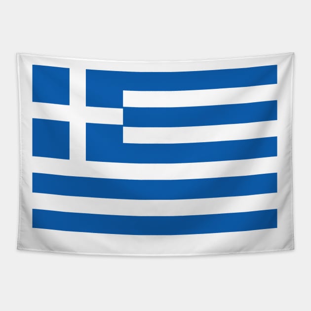 Flag of Greece Tapestry by COUNTRY FLAGS