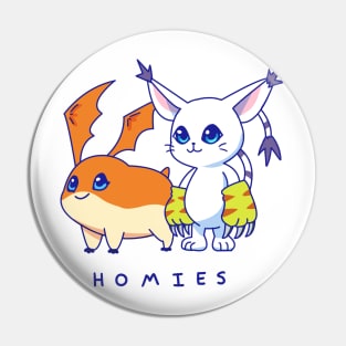 Homies - Patamon and Gatomon Pin