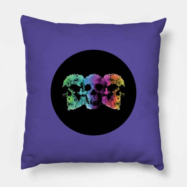 Triplet Skull Pillow by Plasma