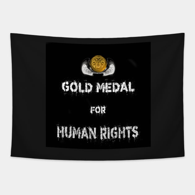 Gold Medal for Human Rights  Award Winner 3D Tapestry by PlanetMonkey