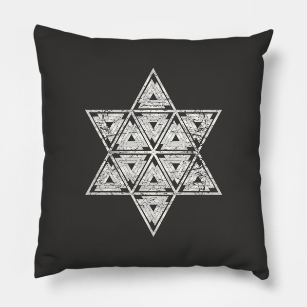 Hexagram Pillow by tatadonets