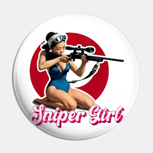 Sniper Girl Pin