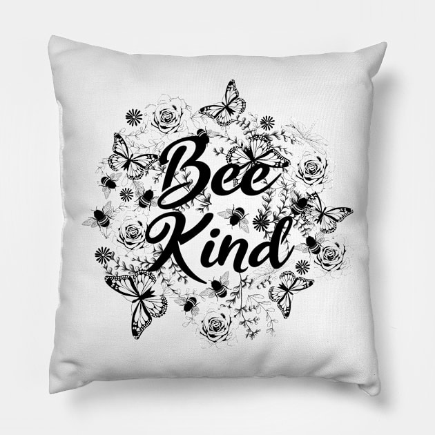 Bee Kind Pillow by AmandaDilworth