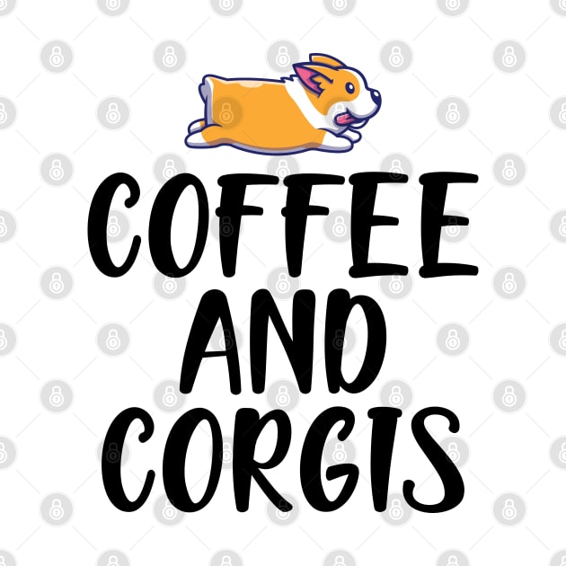 Coffee and corgis by KC Happy Shop