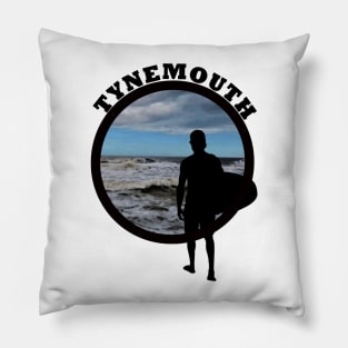 Tynemouth Surfer Male Pillow