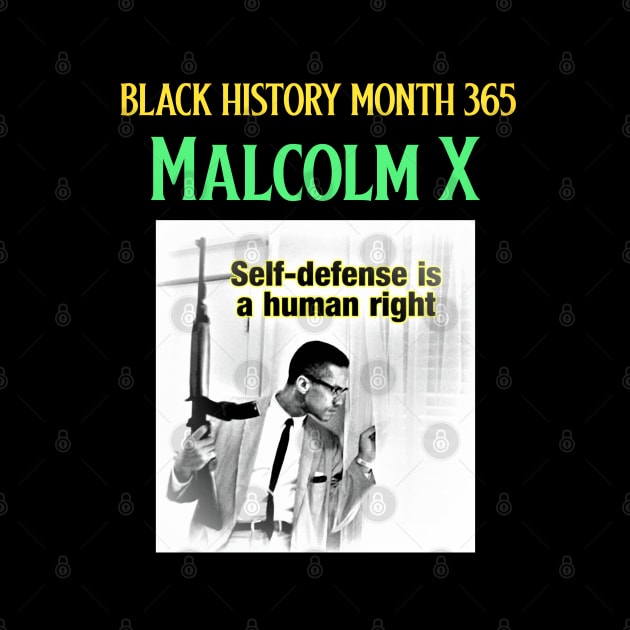 Malcolm X Self-Defense by Black Expressions