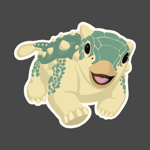 dinosaur with a bumpy head