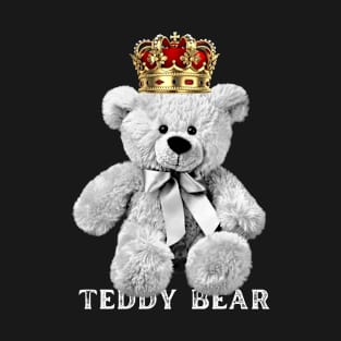 Black And White Retro Teddy Bear T Shirt T-Shirt