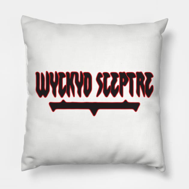 Wyckyd Sceptre Pillow by Cinematic Omelete Studios