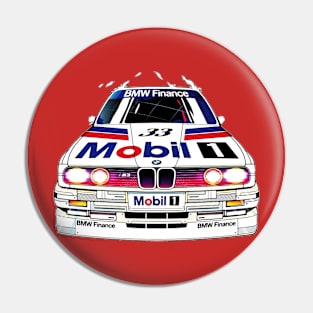 Vintage 1988 M3 E30 Racing Car Pin