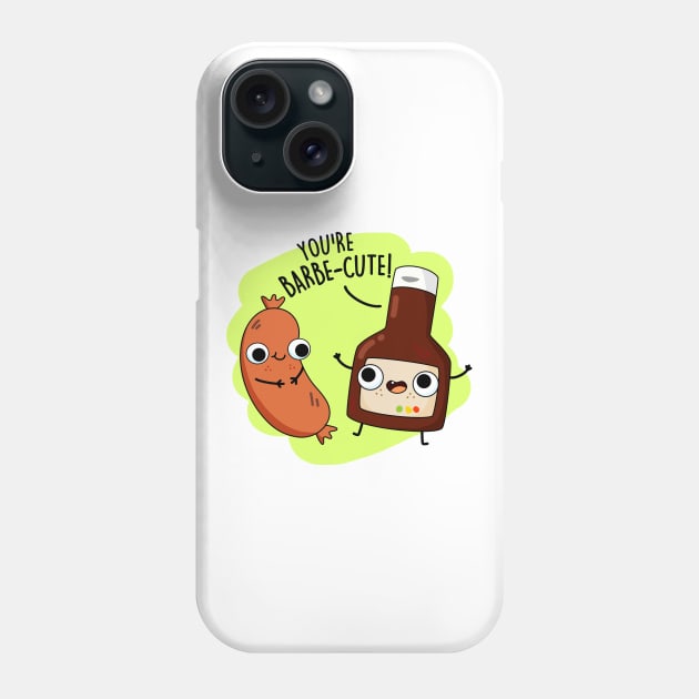 Barbe-cute Cute Funny Barbeque Pun Phone Case by punnybone