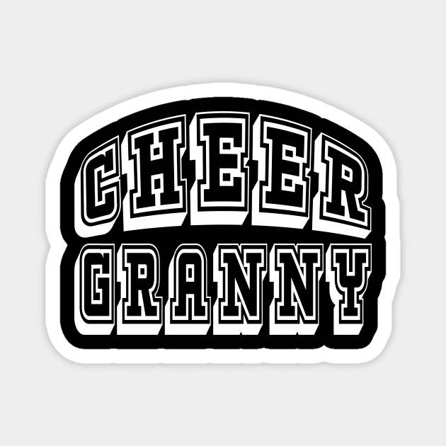 Cheer Granny Proud Cheerleader Grandma product Magnet by nikkidawn74