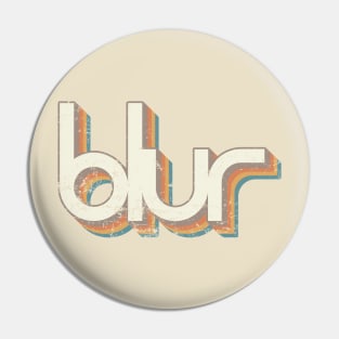 Blur Retro Vintage Pin