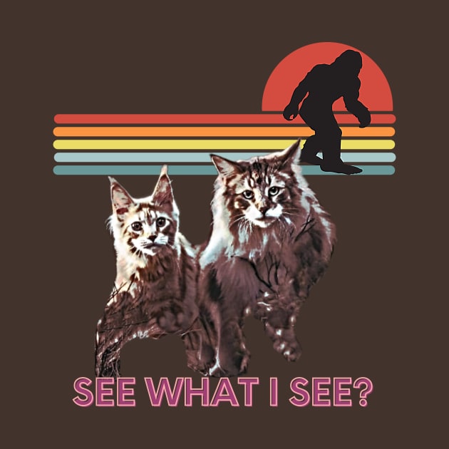 See what I see? (2 cats and Bigfoot) by PersianFMts