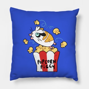 It's Popcorn Piggy - the Excited Guinea Pig! Pillow